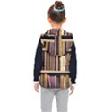 Books Bookshelves Office Fantasy Background Artwork Book Cover Apothecary Book Nook Literature Libra Kids  Hooded Puffer Vest View2