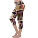 Books Bookshelves Office Fantasy Background Artwork Book Cover Apothecary Book Nook Literature Libra Lightweight Velour Capri Yoga Leggings View2