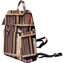 Books Bookshelves Office Fantasy Background Artwork Book Cover Apothecary Book Nook Literature Libra Buckle Everyday Backpack by Posterlux