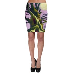 Outdoors Night Full Moon Setting Scene Woods Light Moonlight Nature Wilderness Landscape Bodycon Skirt