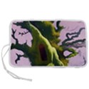 Outdoors Night Full Moon Setting Scene Woods Light Moonlight Nature Wilderness Landscape Pen Storage Case (L) View1