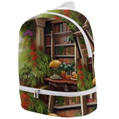 Room Interior Library Books Bookshelves Reading Literature Study Fiction Old Manor Book Nook Reading Zip Bottom Backpack