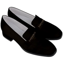 Fantastico Original Women s Chunky Heel Loafers by FantasticoOriginal