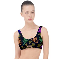 Pattern Repetition Snail Blue The Little Details Bikini Top by Maspions