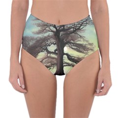 Nature Outdoors Cellphone Wallpaper Background Artistic Artwork Starlight Book Cover Wilderness Land Reversible High-waist Bikini Bottoms