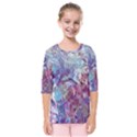 Blend Marbling Kids  Quarter Sleeve Raglan T-Shirt View1