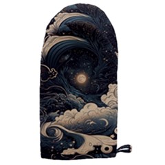 Starry Sky Moon Space Cosmic Galaxy Nature Art Clouds Art Nouveau Abstract Microwave Oven Glove