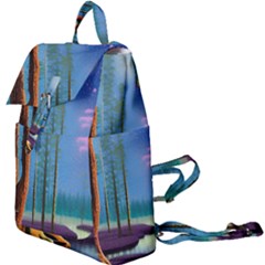 Artwork Outdoors Night Trees Setting Scene Forest Woods Light Moonlight Nature Buckle Everyday Backpack