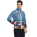 Artwork Outdoors Night Trees Setting Scene Forest Woods Light Moonlight Nature Men s Bomber Jacket View2