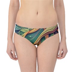 Outdoors Night Setting Scene Forest Woods Light Moonlight Nature Wilderness Leaves Branches Abstract Hipster Bikini Bottoms