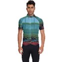 Boat Canoe Swamp Bayou Roots Moss Log Nature Scene Landscape Water Lake Setting Abandoned Rowboat Fi Men s Short Sleeve Cycling Jersey View1