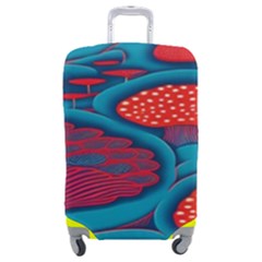 Vintage Ornate Mushroom Leafage Wallpaper Luggage Cover (medium)