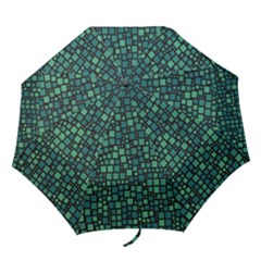 Squares Cubism Geometric Background Folding Umbrellas by Maspions