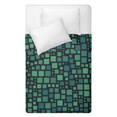 Squares Cubism Geometric Background Duvet Cover Double Side (single Size)