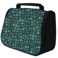 Squares Cubism Geometric Background Full Print Travel Pouch (big)