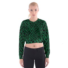 Confetti Texture Tileable Repeating Cropped Sweatshirt