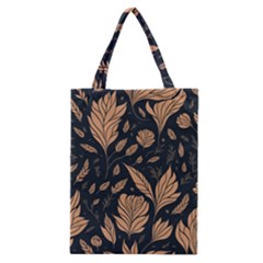 Background Pattern Leaves Texture Classic Tote Bag