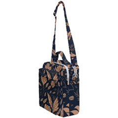 Background Pattern Leaves Texture Crossbody Day Bag