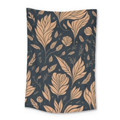 Background Pattern Leaves Texture Small Tapestry