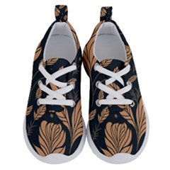 Background Pattern Leaves Texture Running Shoes