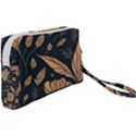 Background Pattern Leaves Texture Wristlet Pouch Bag (Small) View2