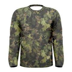 Green Camouflage Military Army Pattern Men s Long Sleeve T-shirt