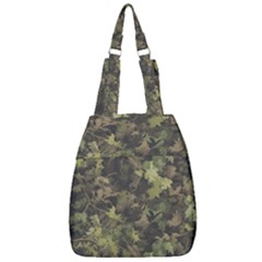 Green Camouflage Military Army Pattern Center Zip Backpack