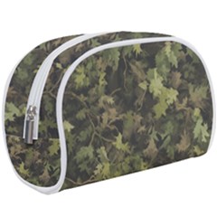 Green Camouflage Military Army Pattern Make Up Case (large) by Maspions