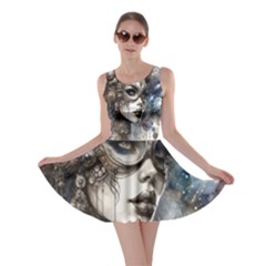 Woman In Space Skater Dress by CKArtCreations