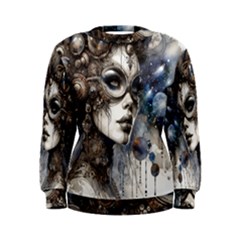 Woman In Space Women s Sweatshirt