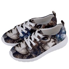 Woman In Space Women s Lightweight Sports Shoes by CKArtCreations