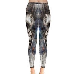 Woman In Space Inside Out Leggings by CKArtCreations