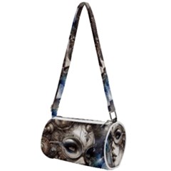 Woman In Space Mini Cylinder Bag by CKArtCreations