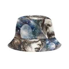 Woman In Space Inside Out Bucket Hat by CKArtCreations