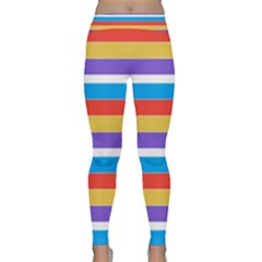 Stripes Pattern Design Lines Classic Yoga Leggings