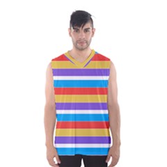 Stripes Pattern Design Lines Men s Basketball Tank Top