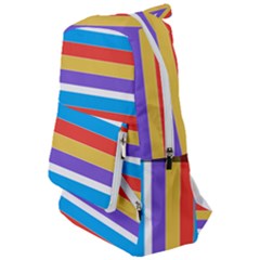 Stripes Pattern Design Lines Travelers  Backpack