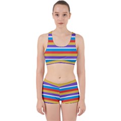 Stripes Pattern Design Lines Work It Out Gym Set