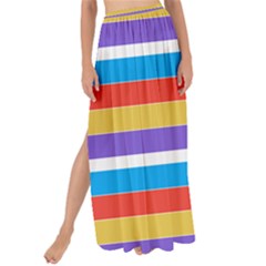 Stripes Pattern Design Lines Maxi Chiffon Tie-up Sarong