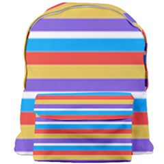 Stripes Pattern Design Lines Giant Full Print Backpack