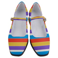 Stripes Pattern Design Lines Women s Mary Jane Shoes