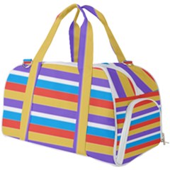 Stripes Pattern Design Lines Burner Gym Duffel Bag