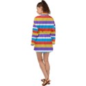 Stripes Pattern Design Lines Long Sleeve Kimono View2