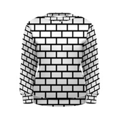 Bricks Wall Pattern Seamless Women s Sweatshirt