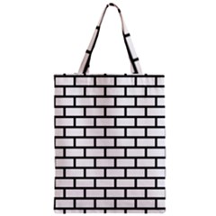 Bricks Wall Pattern Seamless Zipper Classic Tote Bag by Maspions