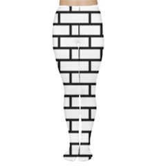 Bricks Wall Pattern Seamless Tights