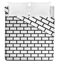 Bricks Wall Pattern Seamless Duvet Cover Double Side (queen Size) by Maspions