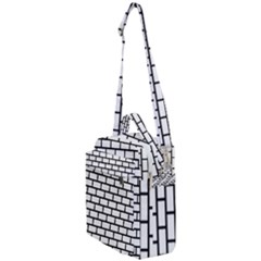 Bricks Wall Pattern Seamless Crossbody Day Bag