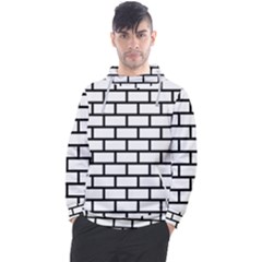 Bricks Wall Pattern Seamless Men s Pullover Hoodie