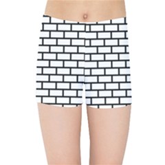 Bricks Wall Pattern Seamless Kids  Sports Shorts